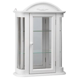 Jenlea floor standing lighted curio outlet cabinet